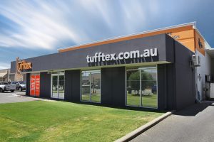 tufftex showroom and factory for acrylic texture, wall cladding and mouldings in Perth