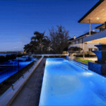An outdoor pool.